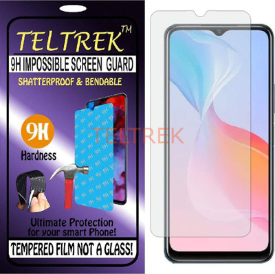 TELTREK Tempered Glass Guard for VIVO Y 21 (Flexible Shatterproof)(Pack of 1)