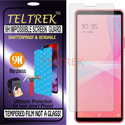 TELTREK Tempered Glass Guard for SONY XPERIA 10 III LITE (Flexible Shatterproof)(Pack of 1)