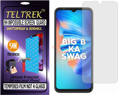TELTREK Tempered Glass Guard for TECNO SPARK 6 GO (Flexible Shatterproof)(Pack of 1)