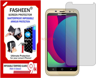 Fasheen Tempered Glass Guard for PANASONIC P100 (Flexible Shatterproof)(Pack of 1)