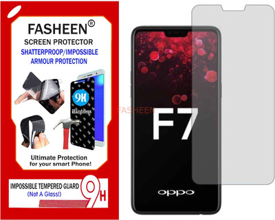 Fasheen Tempered Glass Guard for OPPO F7 (Flexible Shatterproof)(Pack of 1)