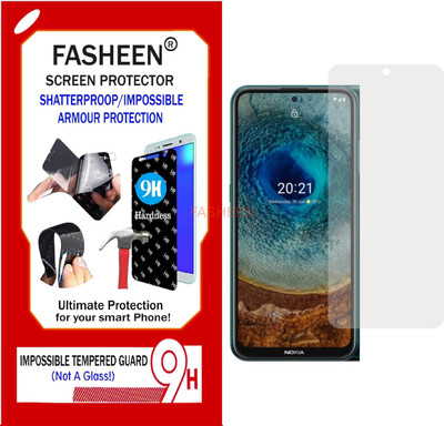 Fasheen Tempered Glass Guard for NOKIA X10 5G (Flexible Shatterproof)(Pack of 1)
