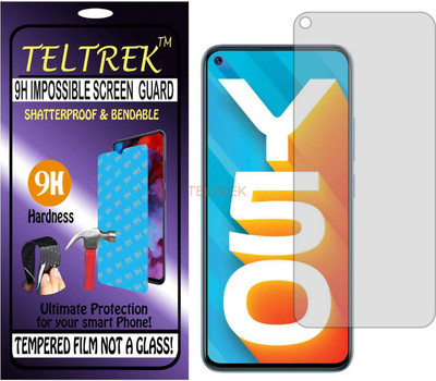 TELTREK Tempered Glass Guard for VIVO Y50 (Flexible Shatterproof)(Pack of 1)