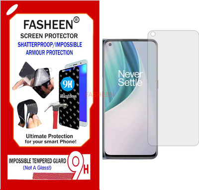 Fasheen Tempered Glass Guard for ONEPLUS NORD N10 5G (Flexible Shatterproof)(Pack of 1)