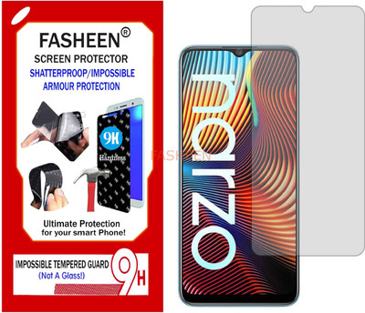 Fasheen Tempered Glass Guard for REALME NARZO 20 (Flexible Shatterproof)(Pack of 1)
