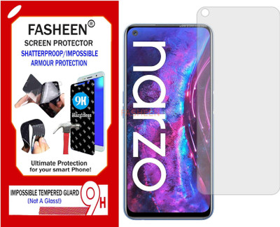 Fasheen Tempered Glass Guard for REALME NARZO 30A PRO 5G (Flexible Shatterproof)(Pack of 1)