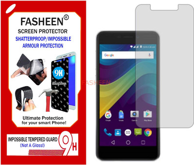 Fasheen Tempered Glass Guard for PANASONIC ELUGA PLUS (Flexible Shatterproof)(Pack of 1)