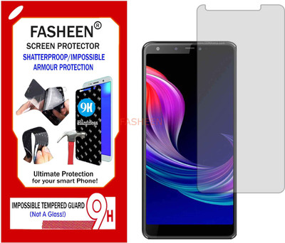 Fasheen Tempered Glass Guard for PANASONIC ELUGA RAY 600 (Flexible Shatterproof)(Pack of 1)