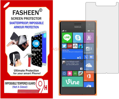 Fasheen Tempered Glass Guard for NOKIA LUMIA 730 DUAL SIM (Flexible Shatterproof)(Pack of 1)