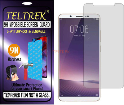 TELTREK Tempered Glass Guard for VIVO V7 PLUS (Flexible Shatterproof)(Pack of 1)