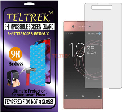 TELTREK Tempered Glass Guard for SONY XPERIA XA1 DUAL (Flexible Shatterproof)(Pack of 1)