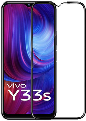 MOBICUBE Tempered Glass Guard for Vivo Y33s(Pack of 1)