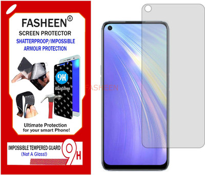 Fasheen Tempered Glass Guard for REALME 6 I (Flexible Shatterproof)(Pack of 1)