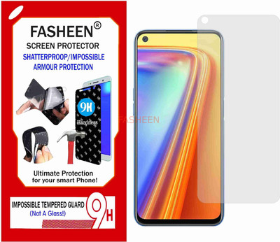 Fasheen Tempered Glass Guard for RMX2151 (REALME 7) (Flexible Shatterproof)(Pack of 1)