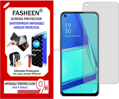 Fasheen Tempered Glass Guard for OPPO CPH2061 (A52) (Flexible Shatterproof)(Pack of 1)