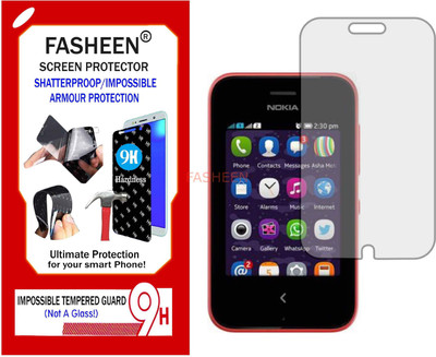 Fasheen Tempered Glass Guard for NOKIA ASHA 230 (Flexible Shatterproof)(Pack of 1)