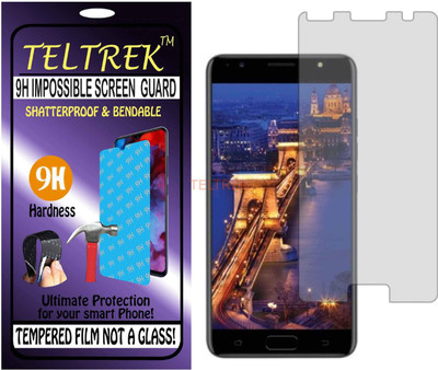 TELTREK Tempered Glass Guard for TECNO I7 (Flexible Shatterproof)(Pack of 1)