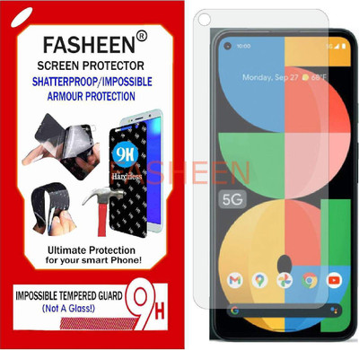 Fasheen Tempered Glass Guard for GOOGLE PIXEL 5A 5G (Flexible Shatterproof)(Pack of 1)