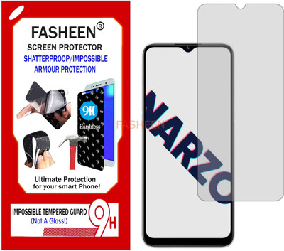 Fasheen Tempered Glass Guard for OPPO RMX 2020 (NARZO 10A) (Flexible Shatterproof)(Pack of 1)