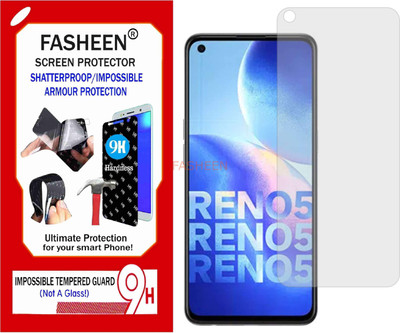 Fasheen Tempered Glass Guard for OPPO CPH2159 (Flexible Shatterproof)(Pack of 1)