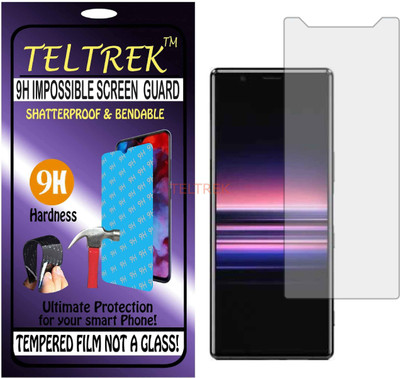 TELTREK Tempered Glass Guard for SONY XPERIA 5 (Flexible Shatterproof)(Pack of 1)