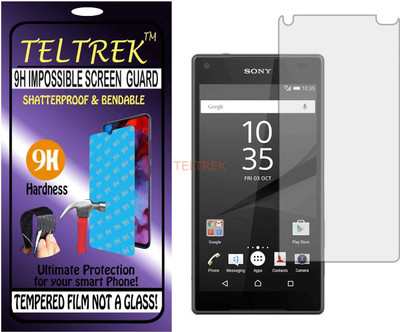 TELTREK Tempered Glass Guard for SONY XPERIA Z5 COMPACT (Flexible Shatterproof)(Pack of 1)