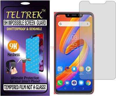TELTREK Tempered Glass Guard for TECNO SPARK 3 (Flexible Shatterproof)(Pack of 1)