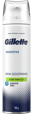 GILLETTE Sensitive Shaving Gel Soothing With Aloe Vera