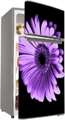 sp decals 1 cm 3D Decorative Purple Flower Self Adhesive Vinyl Sticker Fridge wrap Decorative Sticker (PVC Vinyl Covering Area 80cm X 160cm ) Self Adhesive Sticker(Pack of 1)