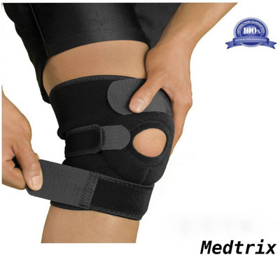 Medtrix Aheadstrong Knee Cap for Men and Women Adjustable Knee Support Knee Support(Black)