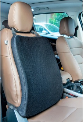 FOVERA Car Comfort Layer Seat-Back Memory Foam Cushion Back / Lumbar Support(Black)