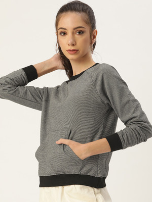 ARISE Full Sleeve Solid Women Sweatshirt