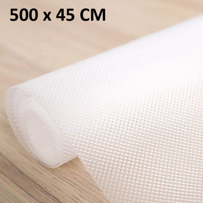 Dakshya Industries Rectangular Pack of 1 Table Placemat(White, PVC)