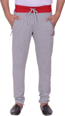 Vego Solid Men Grey Track Pants