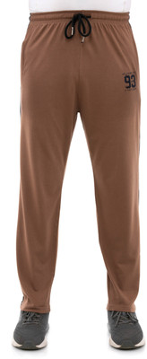 Any Body Can Wear Colorblock Men Brown Track Pants