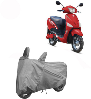 Exciting collections Two Wheeler Cover for Hero(Electric Optima, Grey)