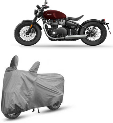 Exciting collections Two Wheeler Cover for Triumph(Bonneville Bobber, Black)