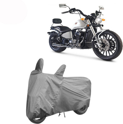 Exciting collections Two Wheeler Cover for FAB Regal Raptor(Daytona 350, Grey)