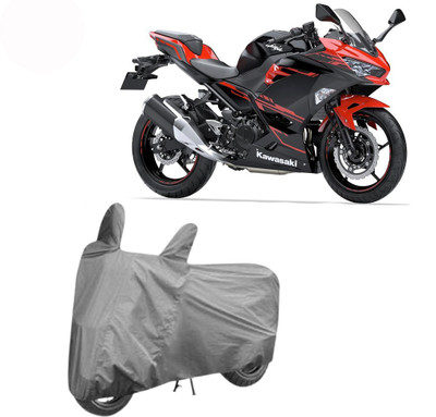 Exciting collections Two Wheeler Cover for Kawasaki(Ninja 250, Grey)
