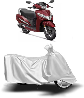 KEDIT Waterproof Two Wheeler Cover for Honda(Activa 125, Silver)