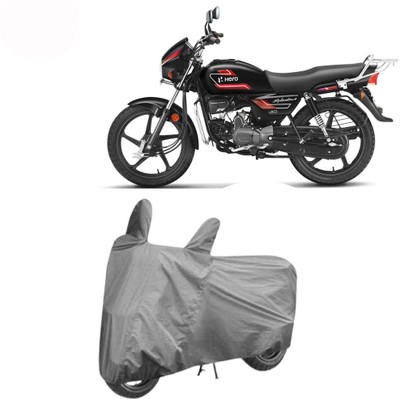 Exciting collections Two Wheeler Cover for Hero(Splendor Plus, Grey)