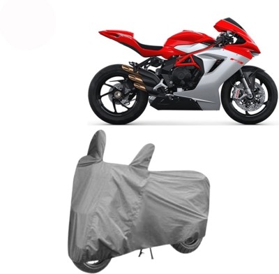 Exciting collections Two Wheeler Cover for MV Agusta(F3, Grey)