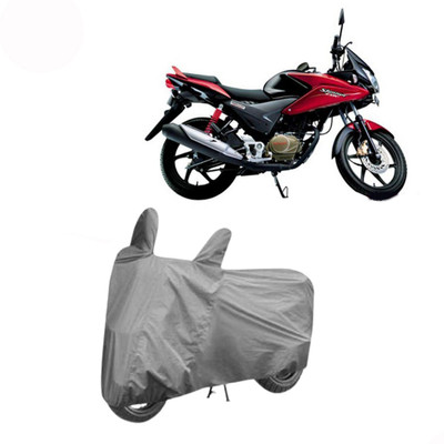 Exciting collections Two Wheeler Cover for Honda(Stunner CBF, Grey)