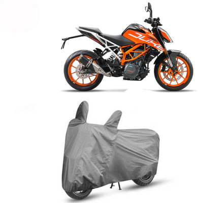 Exciting collections Two Wheeler Cover for KTM(390 Duke, Black)