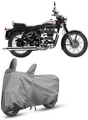 Exciting collections Two Wheeler Cover for Royal Enfield(Bullet 350, Black)