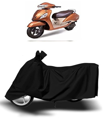 KEDIT Waterproof Two Wheeler Cover for TVS(Jupiter, Black)