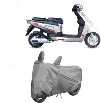 Exciting collections Two Wheeler Cover for Hero(Electric NYX, Grey)