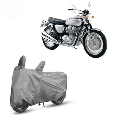 Exciting collections Two Wheeler Cover for Honda(CB, Grey)