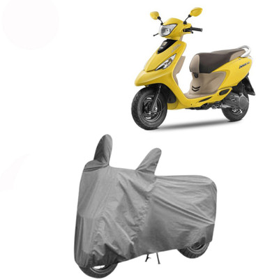 Exciting collections Two Wheeler Cover for TVS(Scooty Zest 110, Grey)