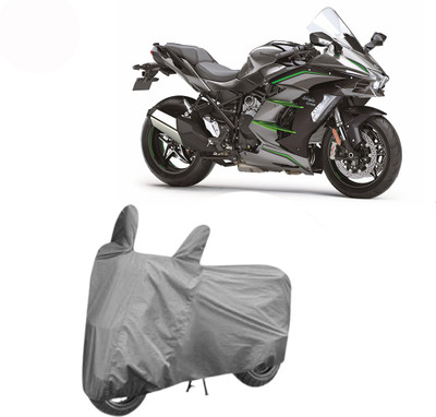 Exciting collections Two Wheeler Cover for Kawasaki(Ninja H2, Black)